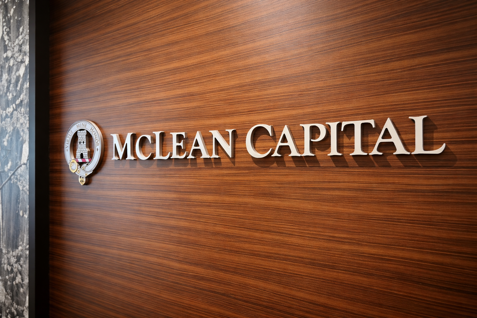 Entrée des bureaux McLean Capital